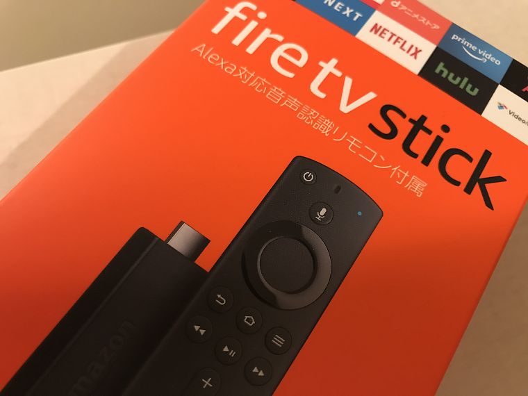 Fire tv stickの外箱