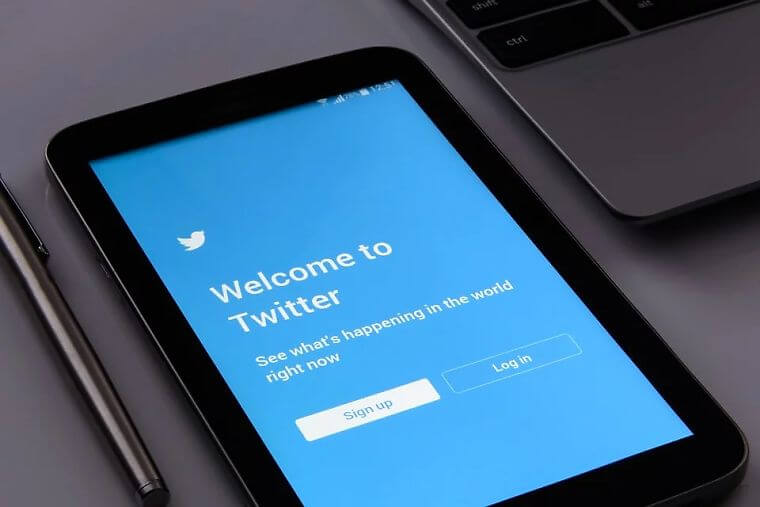 twitterの画面