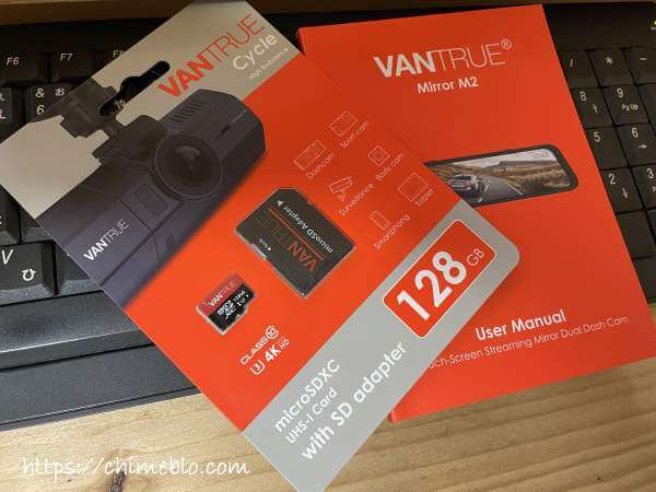 VANTRUE製MicroSDカード128MB