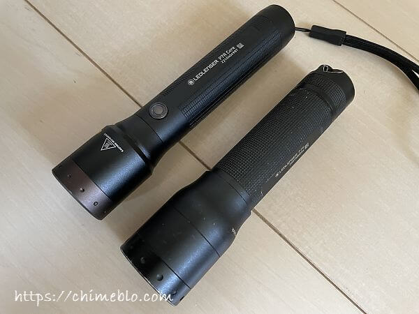 P7RとP7RCoreを並べて比較